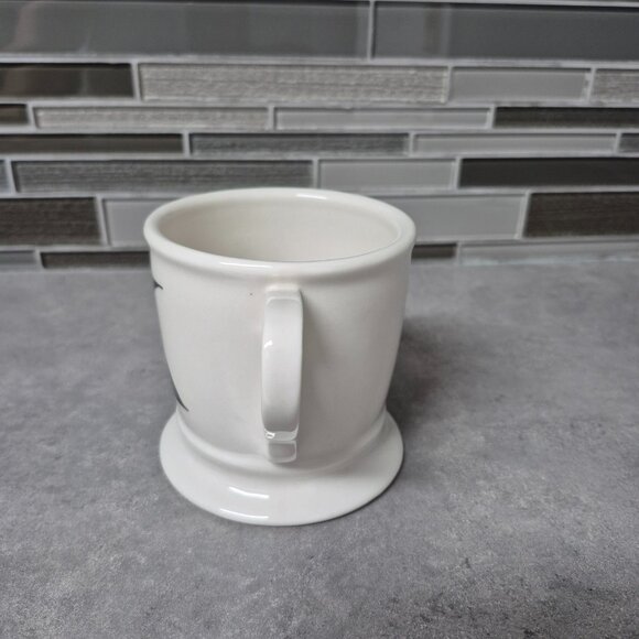 Anthropologie Monogram Mug Cream with Black Letter K - Picture 4 of 6